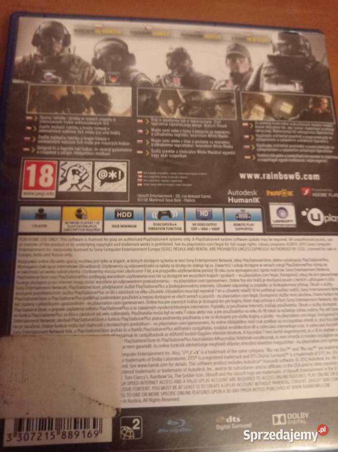 Rainbox Six Siege Nowy Sącz sprzedam