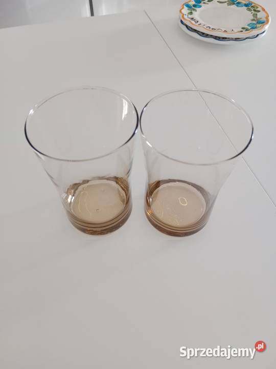 Szklanki literatki Vintage Lubin