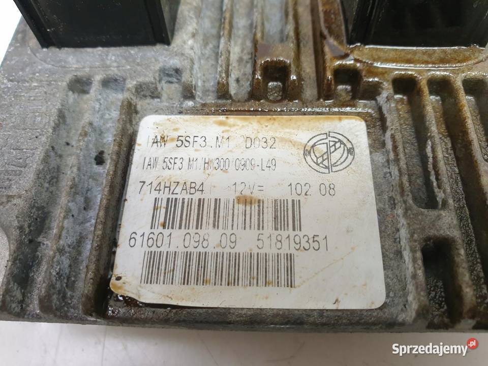 Fiat Punto 12 8V STEROWNIK SILNIKA komputer Komputery Rudka