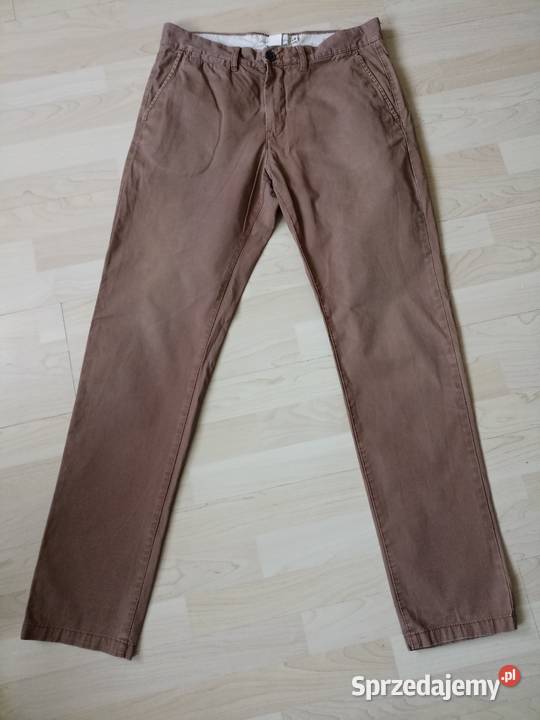 Spodnie Chinosy LOGG hm Slim Fit 32 17582A Kraków