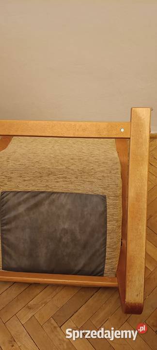 Fotel bujany z motywem liści Vintage mazowieckie Warszawa