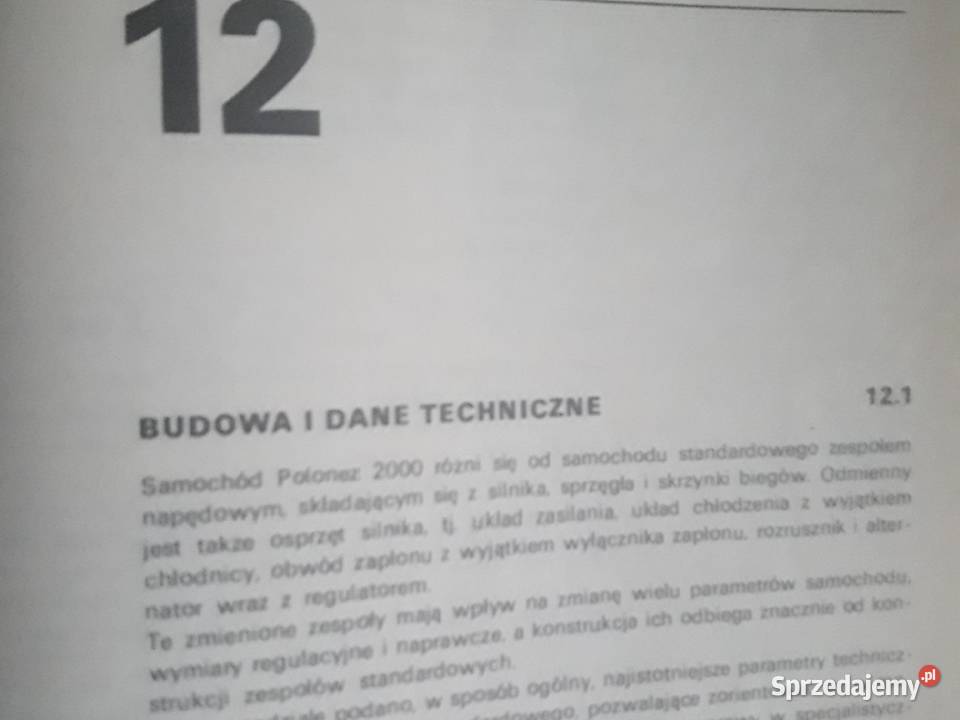 FSO Polonez budowa eksploatacja naprawa książka Książki i Podręczniki Piotrków Trybunalski