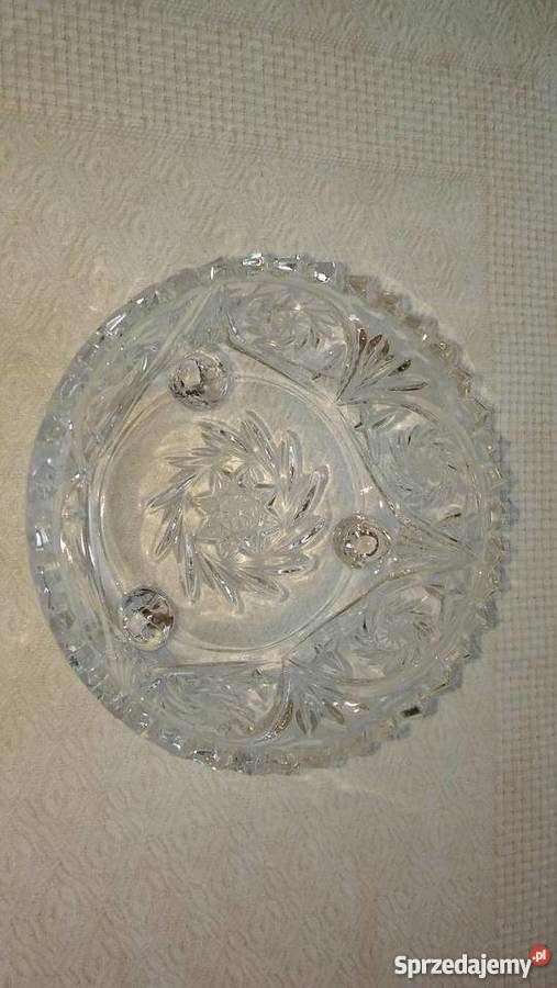kryształowe szkło miseczka kryształ na łakocie przezroczysty Gdańsk sprzedam
