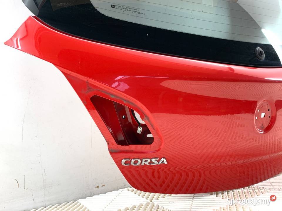 KLAPA TYŁ Z50S OPEL CORSA E Hatchback Power Red