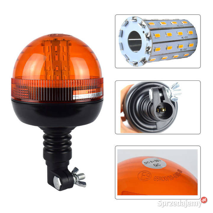 Lampa ostrzegawcza LED montowana na trzpień