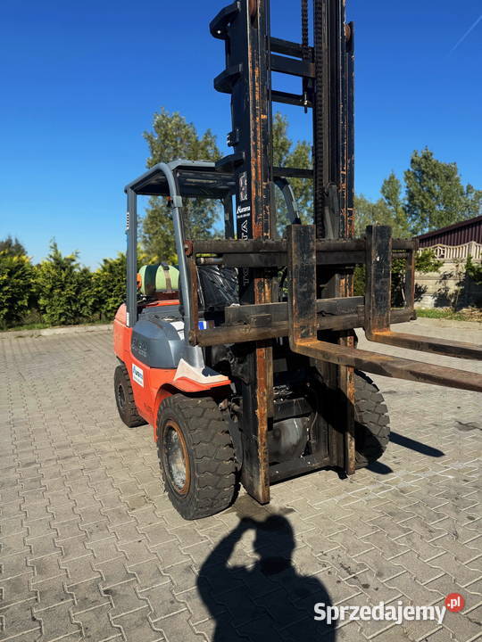 wózek widłowy TOYOTA 7FGJF35 LPG 3500 szeroki łódzkie Działoszyn sprzedam