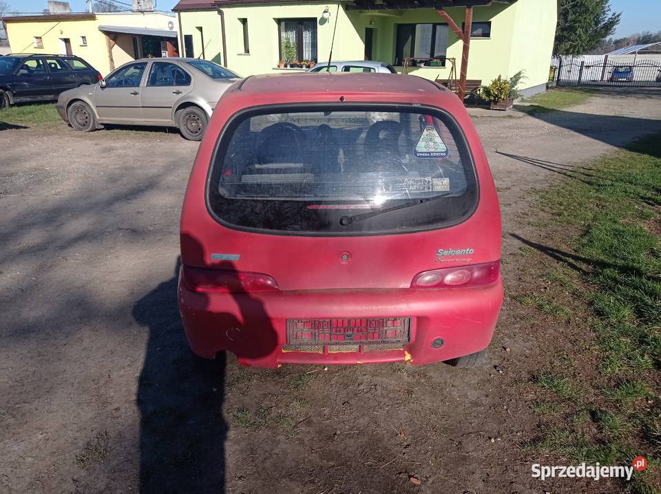 Fiat Seicento 09 39 kW 1999 r dawca części Szklarka Myślniewska