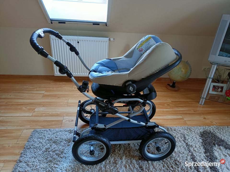 Wózek BEBECAR 3 w 1 gondola fotelik samoch Moskitiera  Radom
