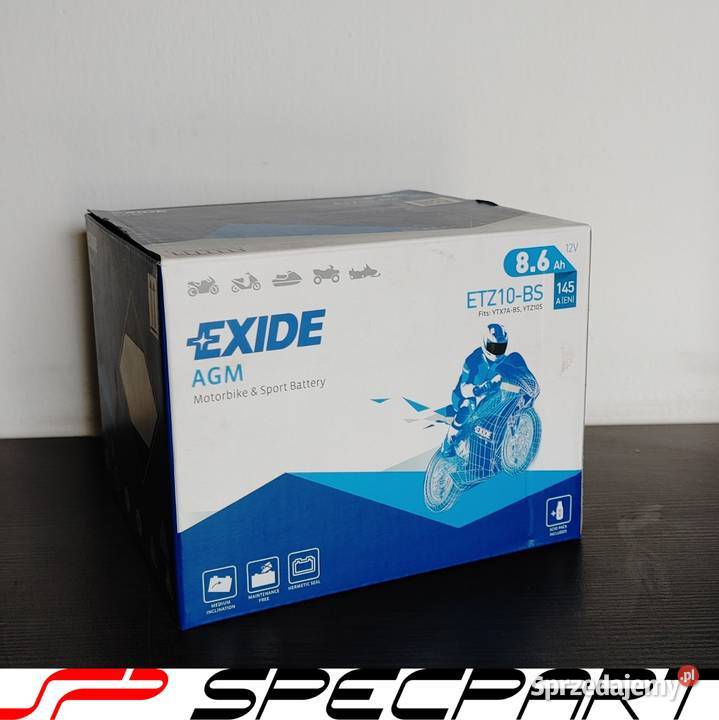 Akumulator motocyklowy EXIDE ETZ10BS YTZ10BS 12V łódzkie Łódź