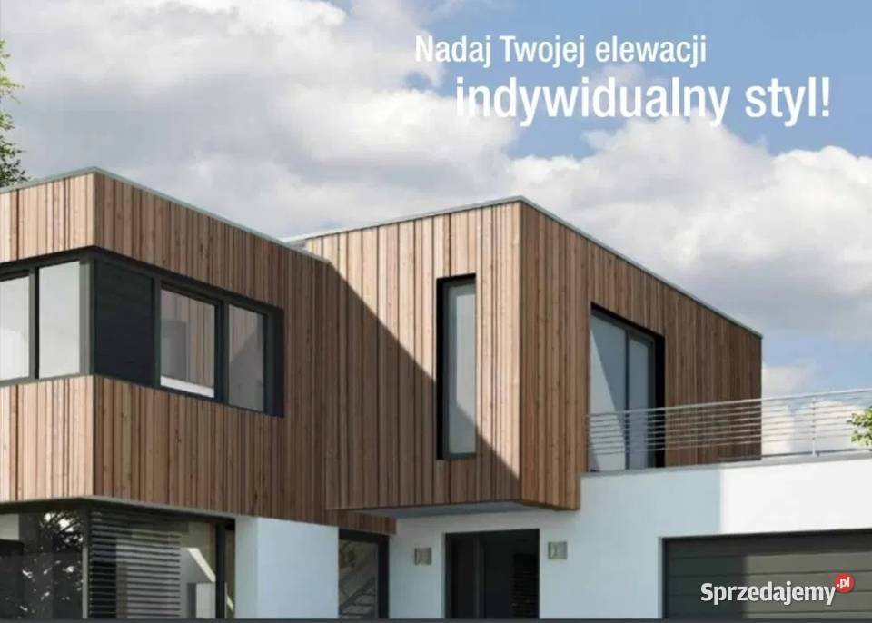 DESKA ELEWACJA SKYLINE KONTRAST MODRZEW Prusice sprzedam