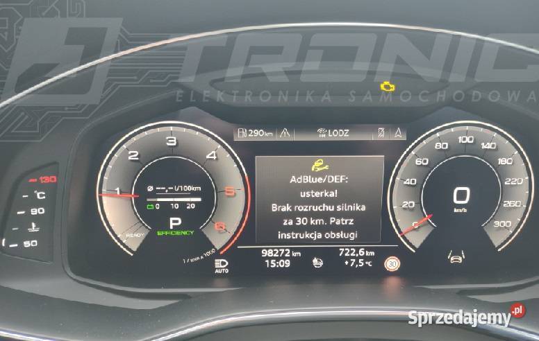 Wyłączenie systemu AdBlue SCR NoX Wieluń