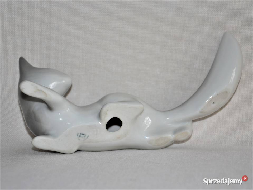 Wiewiórka szara Royal Dux Bohemia lata 60te Warszawa