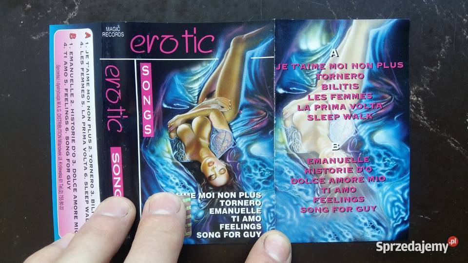 Kaseta magnetofonowa Erotic songs Wyd Magic Płyty i kasety Siemiatycze sprzedam