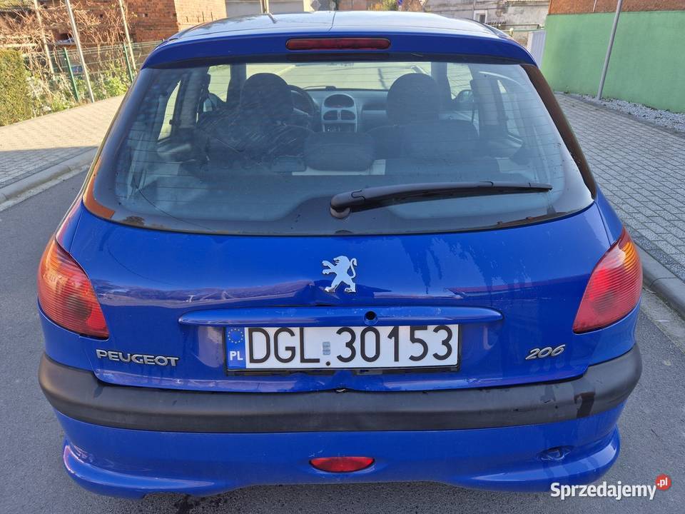 PEUGEOT 206 HATCHBACK 1100 BENZYNA 206 Głogów