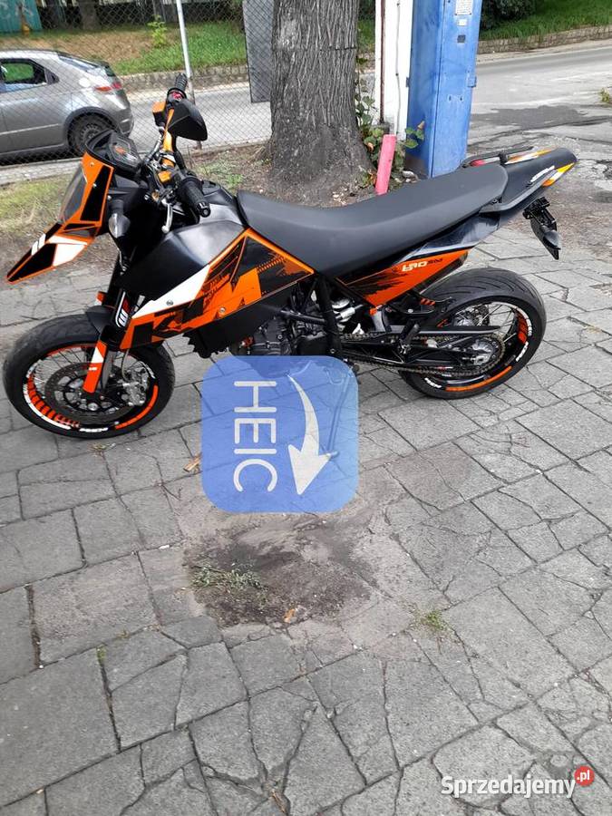 MOTOCYKL KTM 690 SUPER MOTO MOTOCYKLISTY Rok produkcji 2007 Świdnica