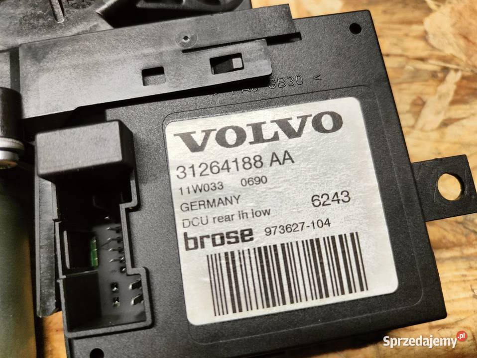 Silniczek Podnoszenia Szyby Lewy Tył Volvo V50 Pleszew