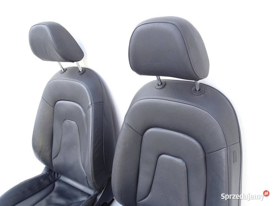 FOTELE FOTEL KANAPA KOMPLET SKÓRA CZARNE AUDI A4