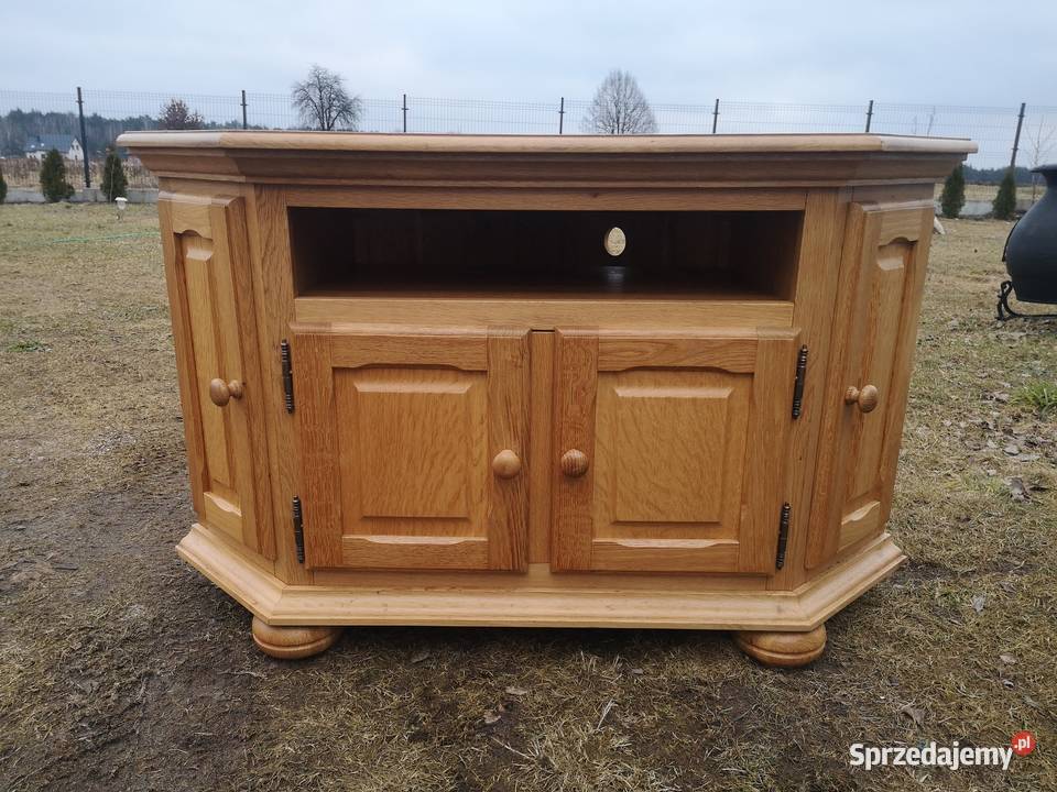 Szafka narożna drewniana łódzkie Aleksandrów Łódzki