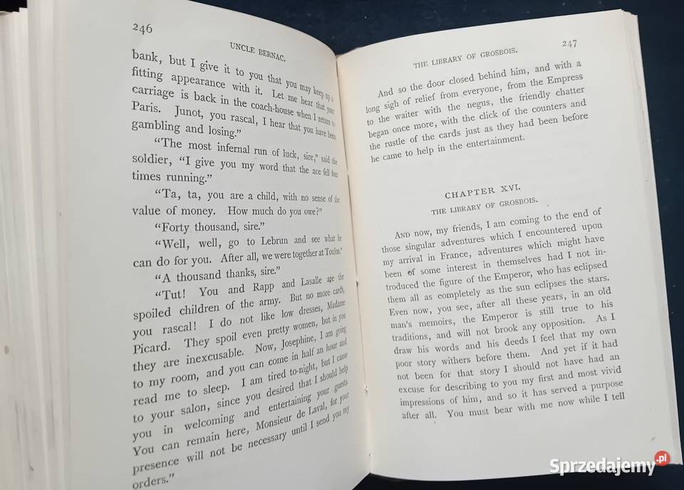 Arthur Conan Doyle Uncle Bernac Tauchnitz wielkopolskie Koźminek sprzedam