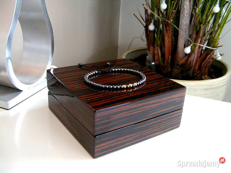 Bransoletka Wojownika 18k złoto hematyt stalowy sprzedam