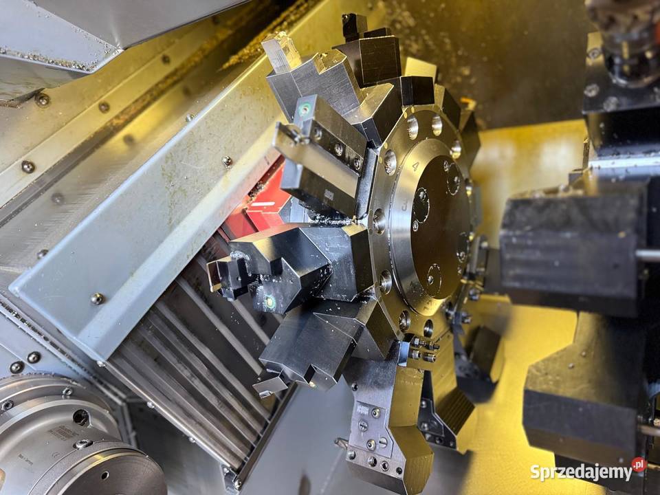 Tokarka CNC EMCO TURN 465 podajnik napędzane Zabór