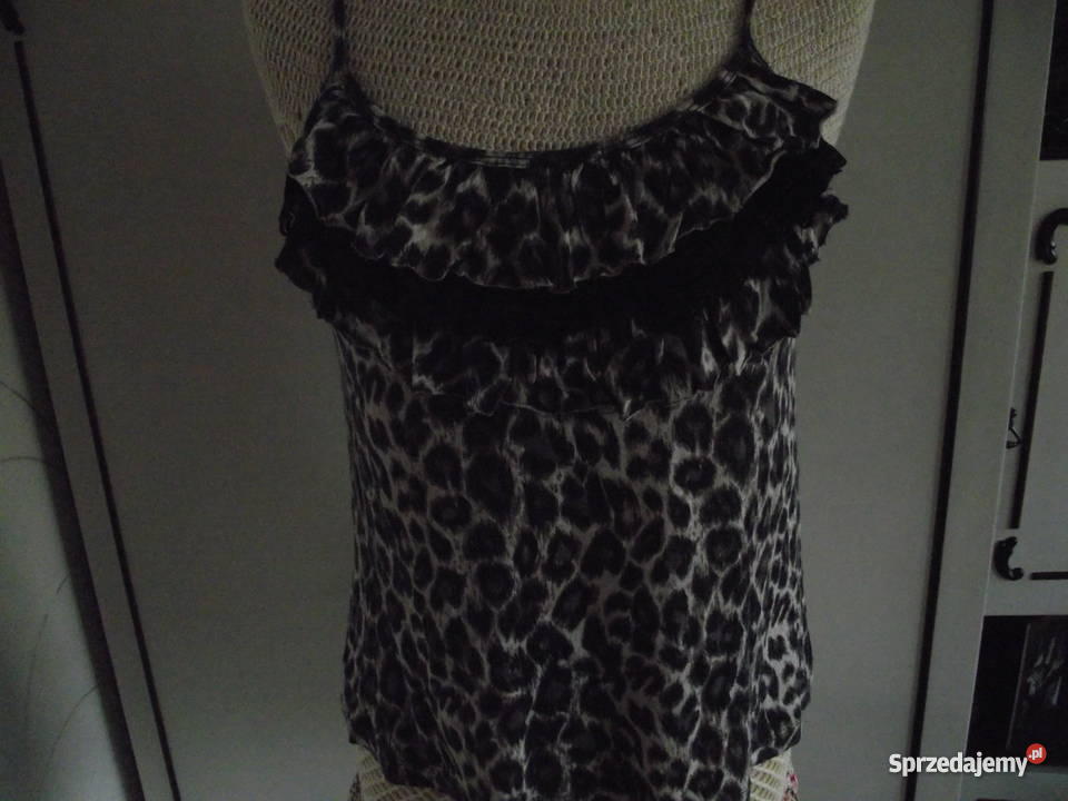 LOOK PANTERKOWY TOP NA RAMIĄCZKACH r 40 Rozmiar 40(L) Piła
