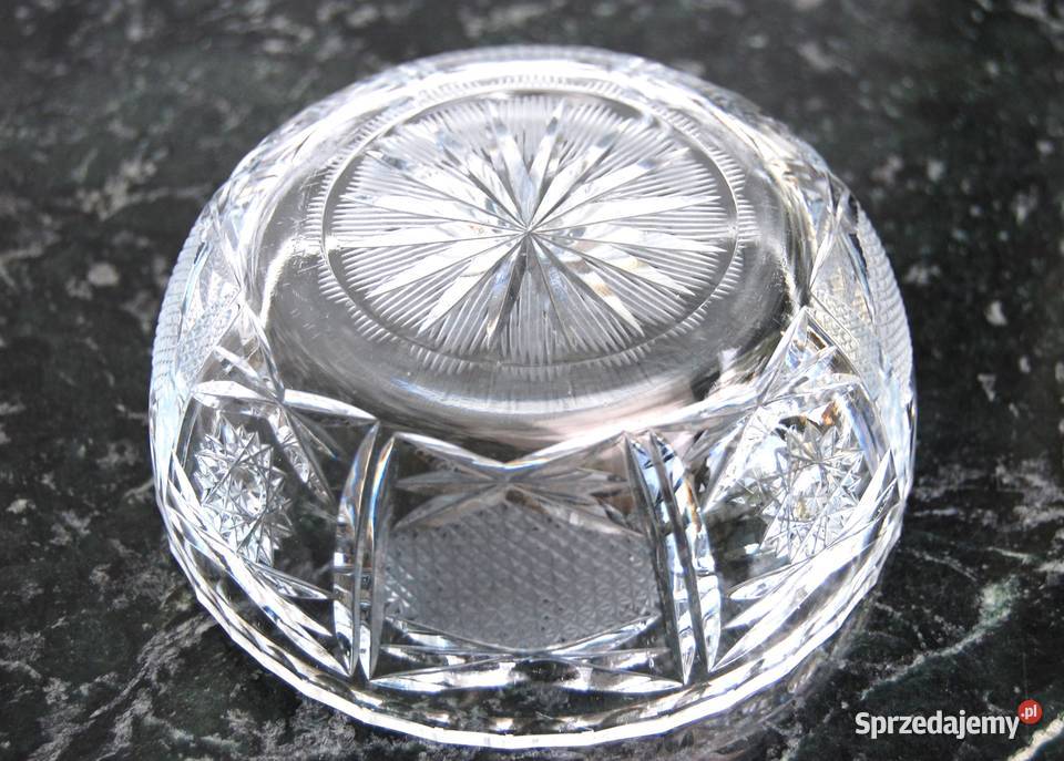 Kryształowa miska miseczka salaterka kryształ przezroczysty Lublin