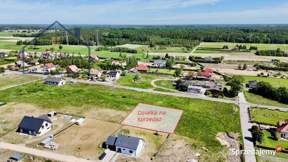 Działka pod budowę domu Wikielec 1210 m Grunty i działki sprzedam
