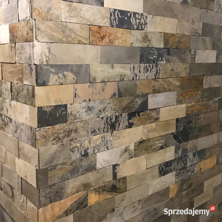 Płytki Łupek Indian Autumn naturalny 10x30x1 małopolskie Kraków