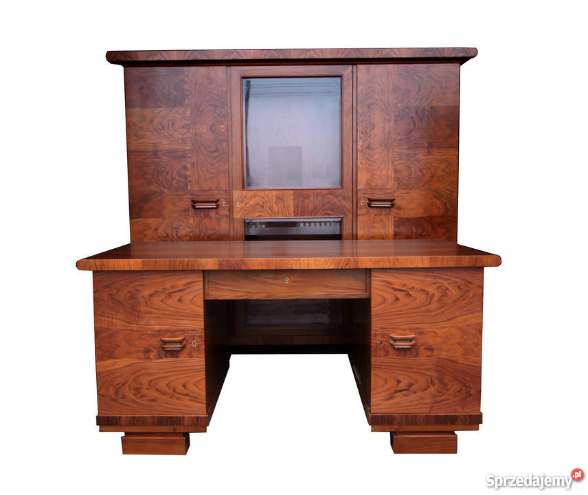 Ekskluzywny komplet gabinetowy ART DECO z 1930 r dolnośląskie Wrocław sprzedam