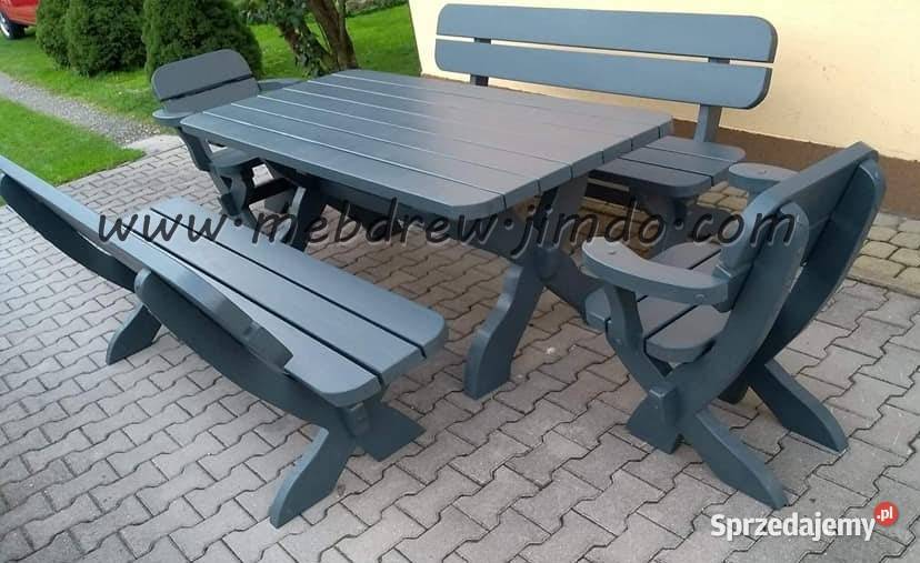 Meble ogrodowe drewniane stoły Stoły i stoliki ogrodowe Tokarnia sprzedam