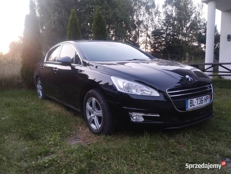 Peugeot 508 16 EHDI czarny śląskie Zawiercie
