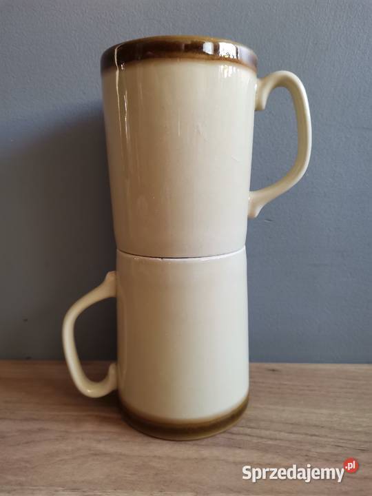Stare unikatowe nieużywane 2 kubki porcelit Siemianowice Śląskie sprzedam