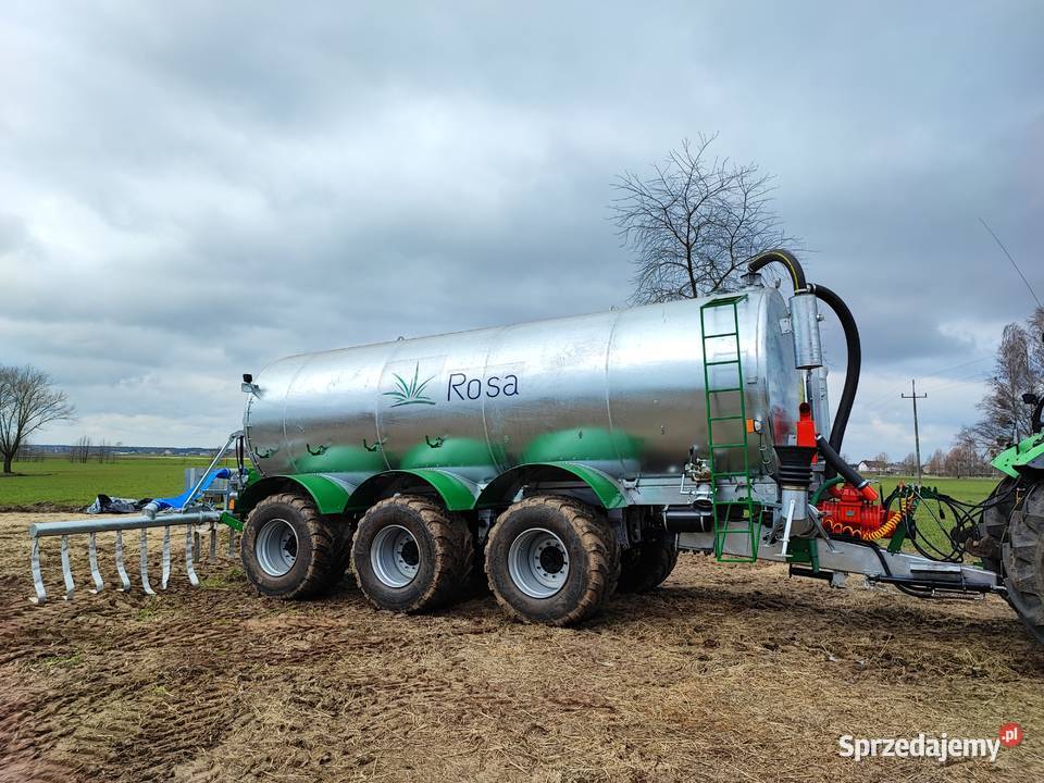 Wóz asenizacyjny ROSA 18R2 18000 litrów tandem Goliaty sprzedam