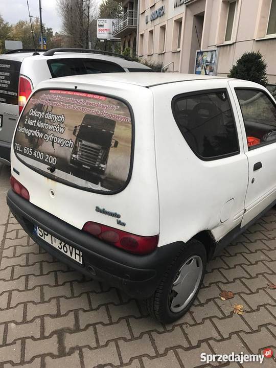 Fiat Seicento Vat Vat1 FV 23 Uszkodzony Koszty centralny zamek Katowice