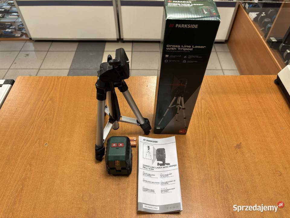 Laser krzyżowy Parkside PKLL 10 B4 10 m sprzedam