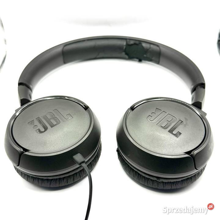 Słuchawki JBL TUNE 500 czarne mazowieckie