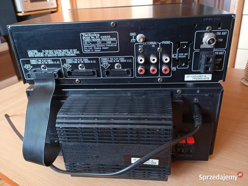 Wieża Technics SECH540 wzmacniacz i tuner Wieże i miniwieże Kędzierzyn-Koźle