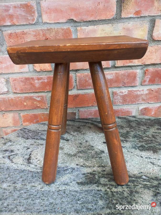 Kwietnik dębowy drewniany Stojak na kwiatek Gawroniec sprzedam