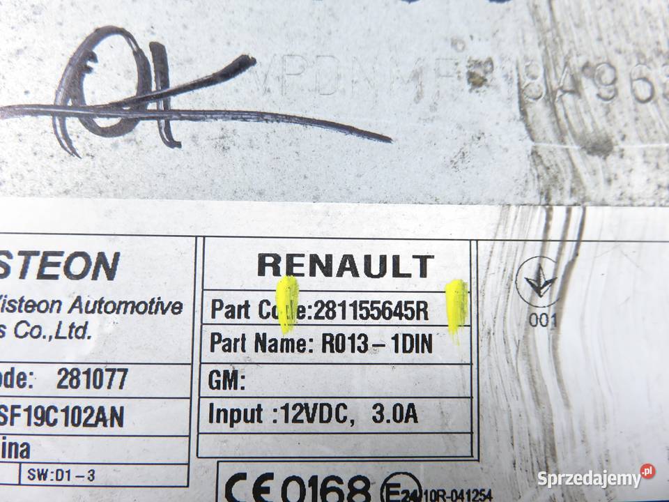 RADIO RENAULT MASTER III 281155645R