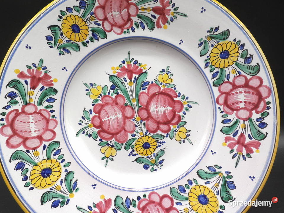 Ceramiczny talerz Czechy Porcelana i szkło Raszków