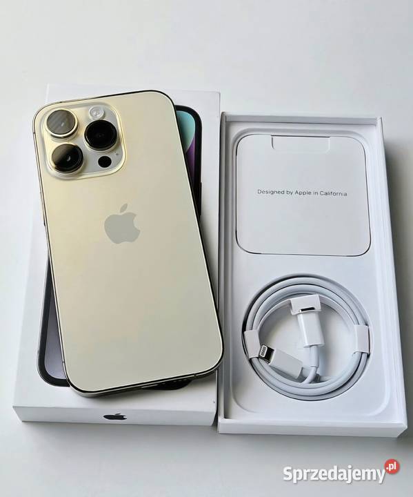 Iphone 14 Pro Gold, 256GB, Gwarancja, Zadbany!