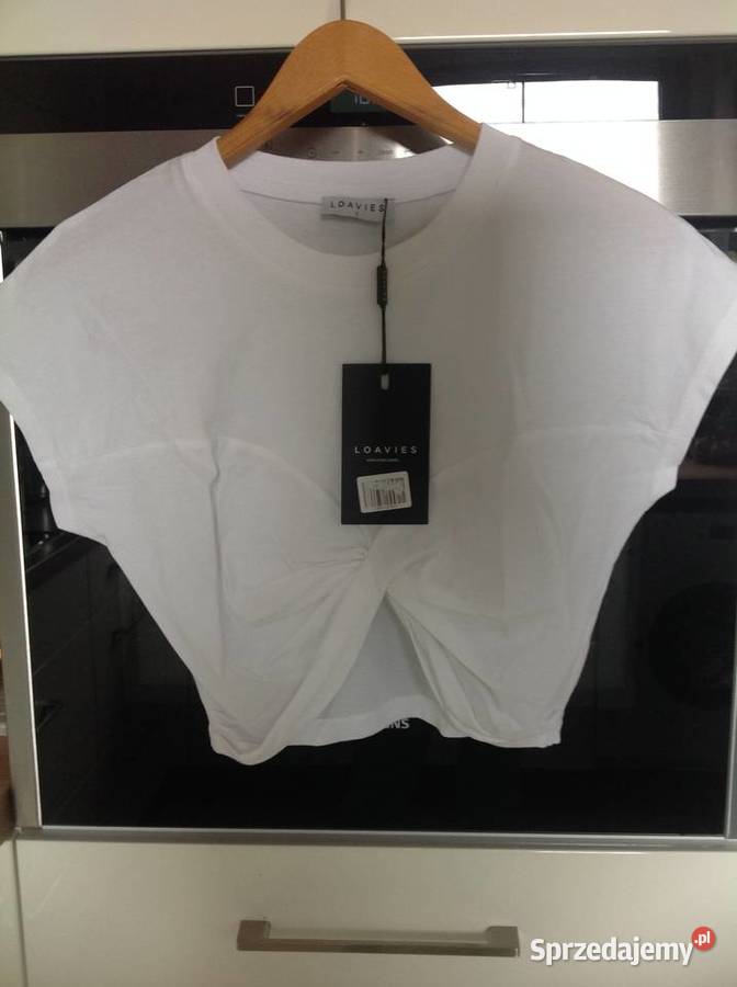 Top Crop Biały Damski S Nowy Nowa Sól