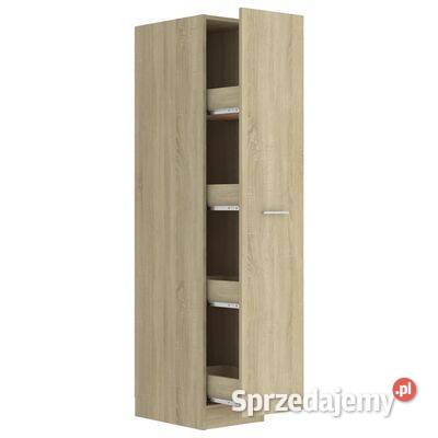 vidaXL Szafka apteczna, dąb sonoma, 30x42,5x150 cm