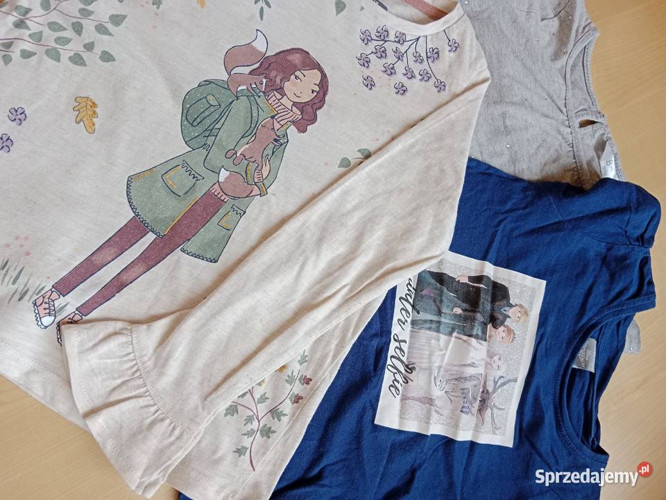 Bluzka rozmiar 128 zestaw Poznań sprzedam