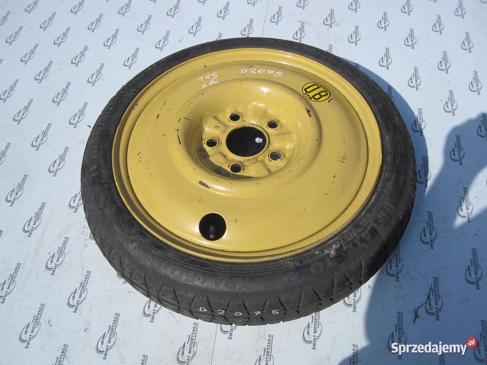 MAZDA 5 LANCER koło dojazdowe 1257016 96M 5x1143 Koła dojazdowe