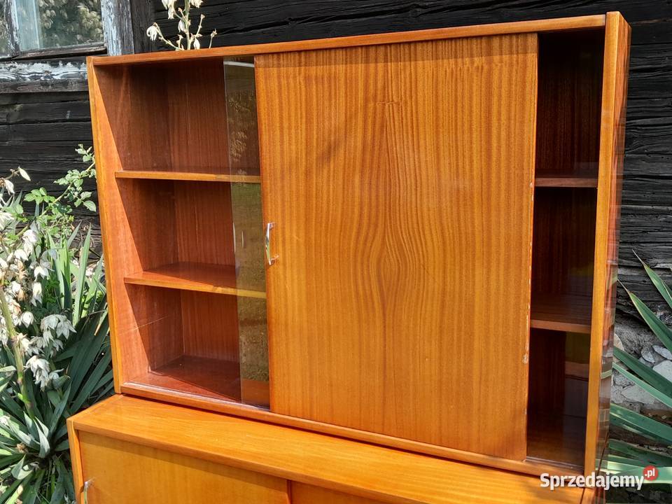 Stara nadstawka kredens witryna półki retro Dąbrowa Górnicza sprzedam