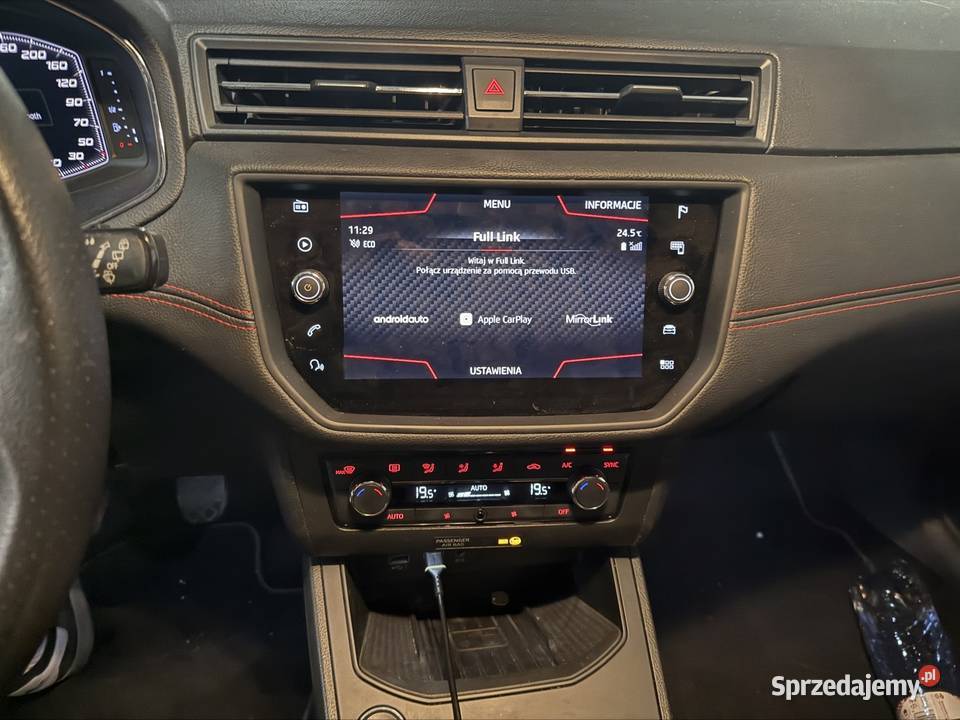 SEAT Ibiza FR 16 TDI LED CarPlay Klimatyzacja poduszka powietrzna Wrocław