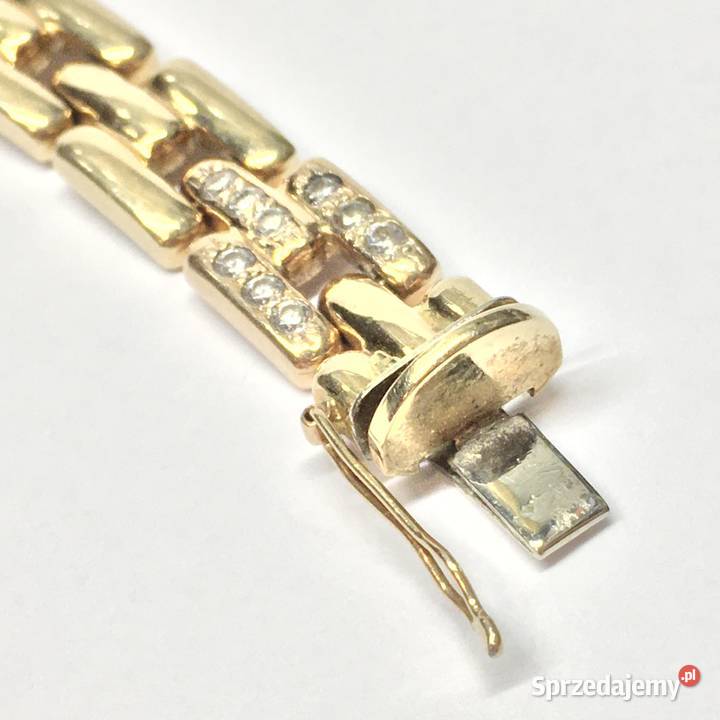 Złota BRANSOLETKA damska 585 14K wyjątkowy WZÓR złoto mazowieckie Warszawa sprzedam