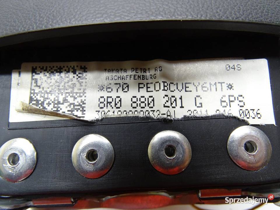 PODUSZKA POWIETRZNA AIRBAG KIEROWCY 8R0880201G osobowe sprzedam
